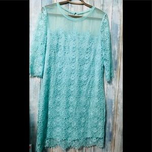 Beautiful lace mini dress.